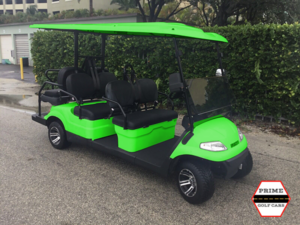 Green Advanced EV 6 Passenger Golf Cart ave maria golf cart rental, golf cart rentals